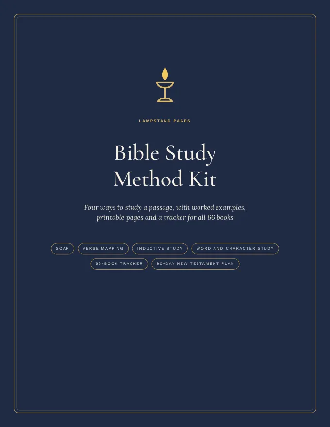 Cover of the Bible Study Method Kit