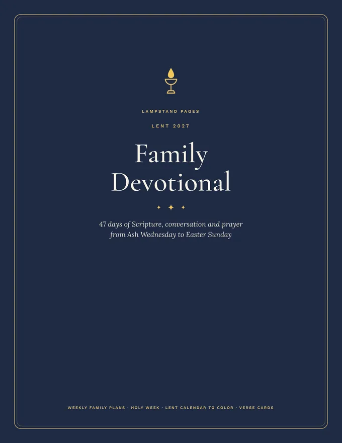 Cover of the Lent 2027 Family Devotional