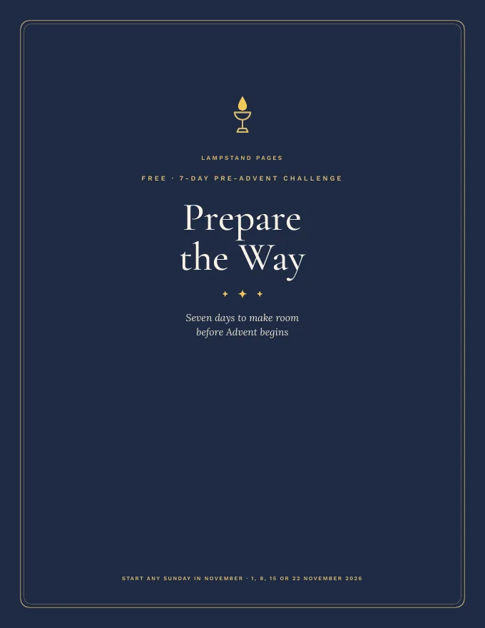 Cover of Prepare the Way, a free 7-day pre-Advent challenge